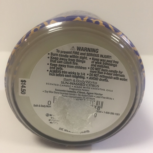 🆕 {Bath & Body Works} Sunwashed Citrus Candle - Picture 3 of 3